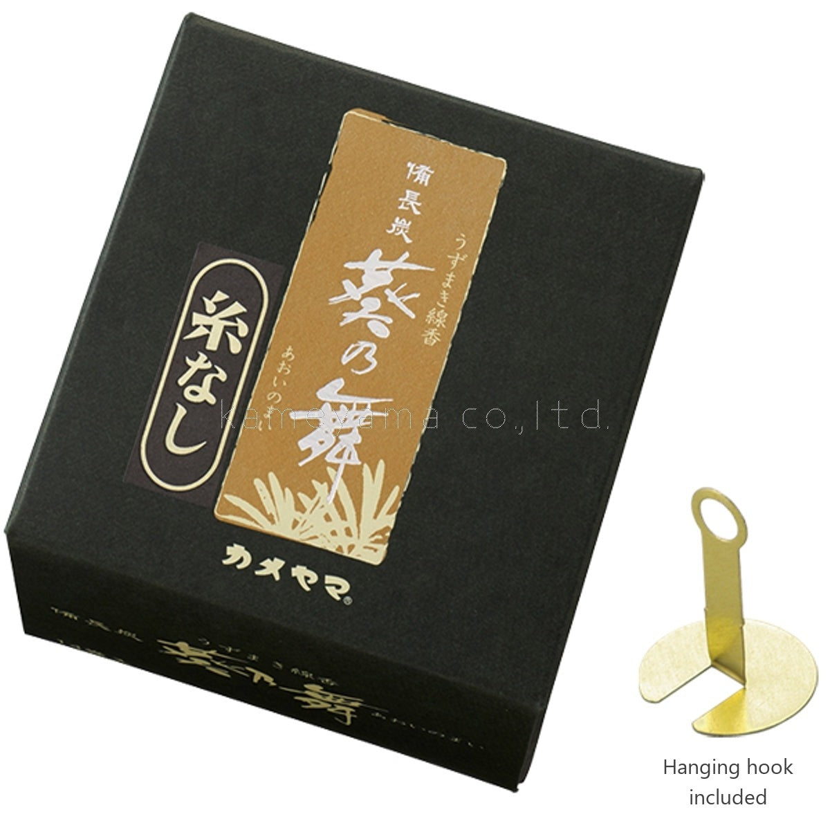 Kameyama Aoinomai Binchotan Spiral Incense 14 coils (No Hanging Thread) (13130414)