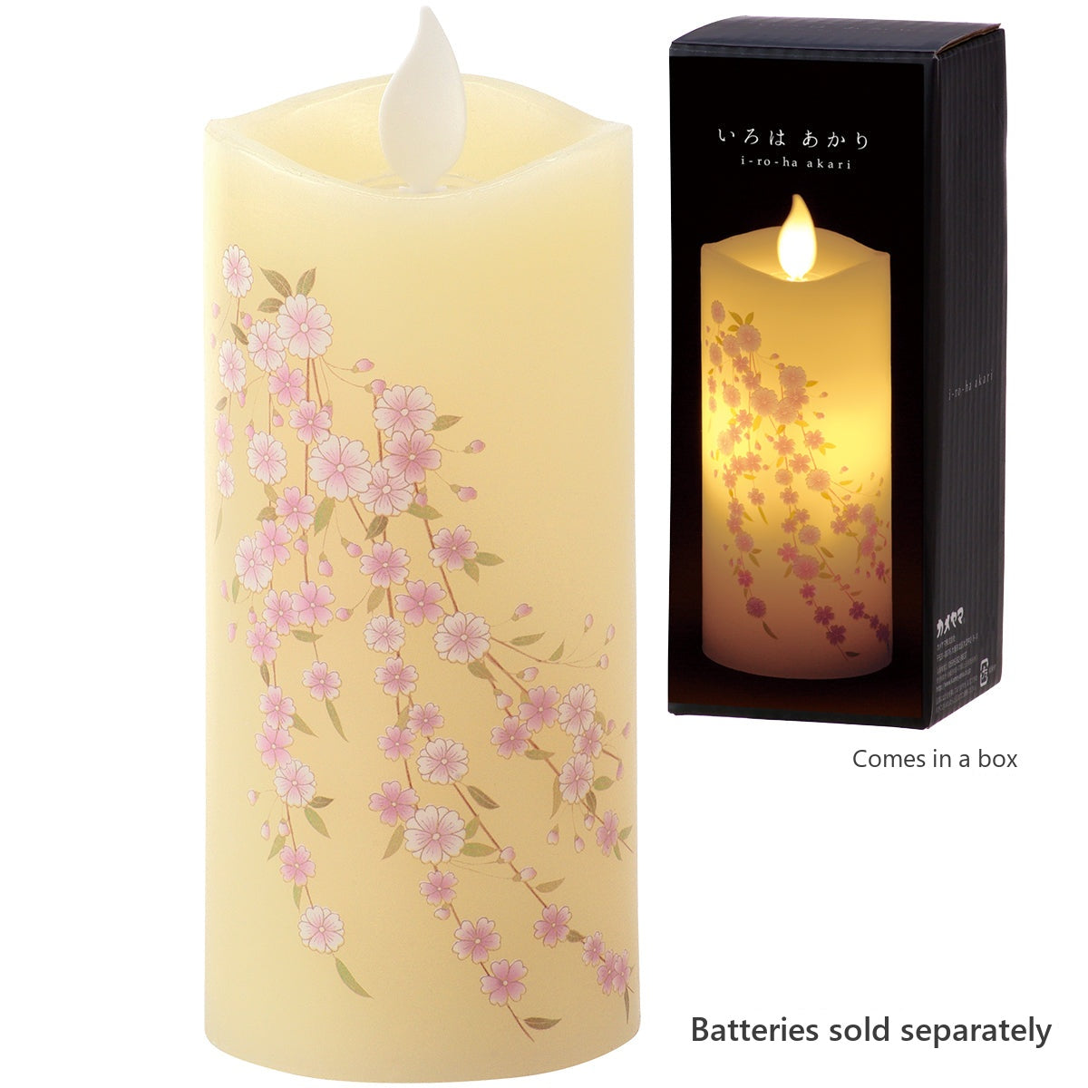 Kameyama Iroha Akari S LED Candle Weeping Cherry Blossom (Shidarezakura) (76870020)