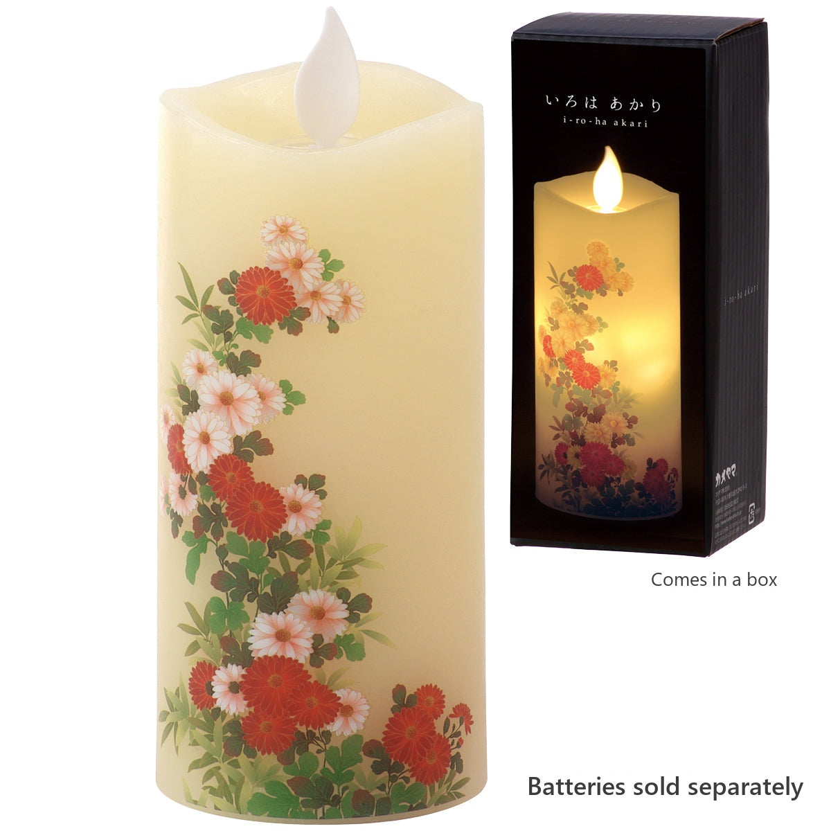 Kameyama Iroha Akari S LED Candle Chrysanthemum (Kikka) (76870040)