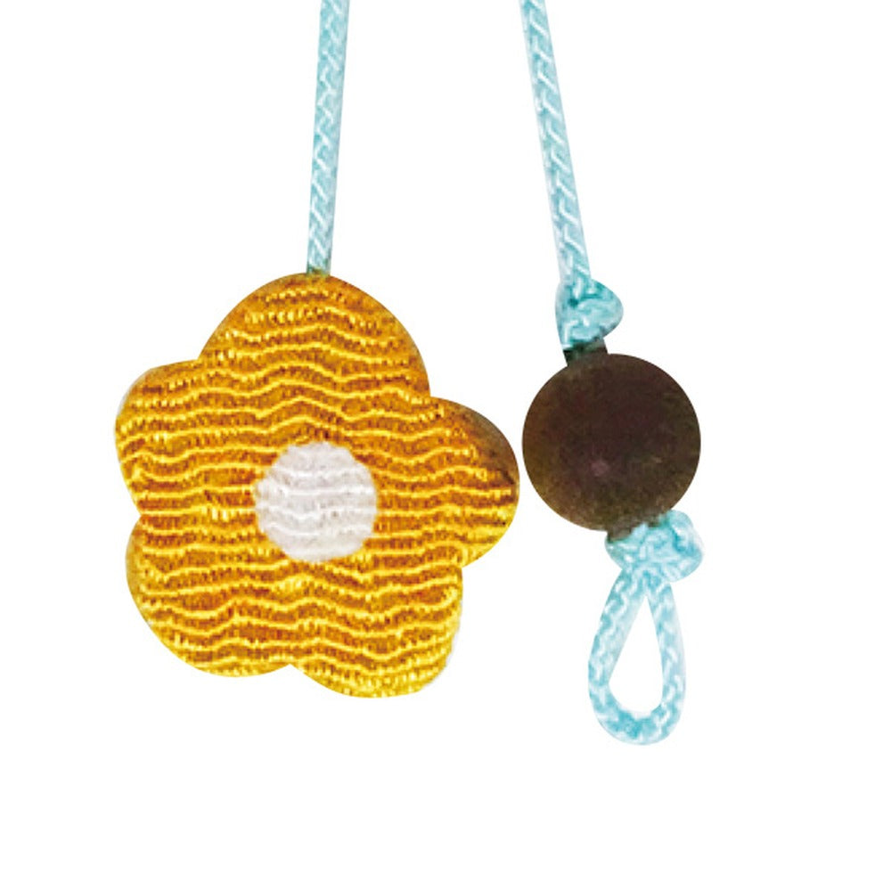Yamadamatsu Sandalwood Bead Bookmark Flower (23712)