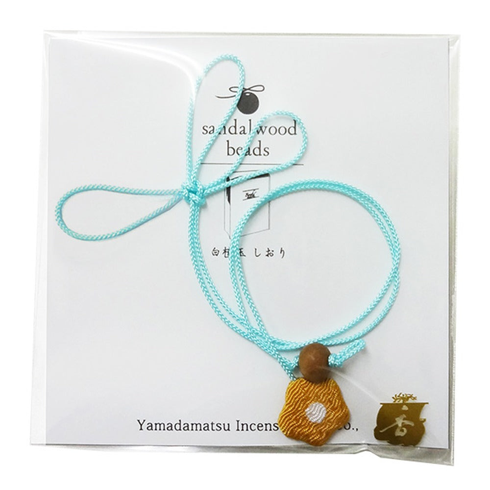 Yamadamatsu Sandalwood Bead Bookmark Flower (23712)