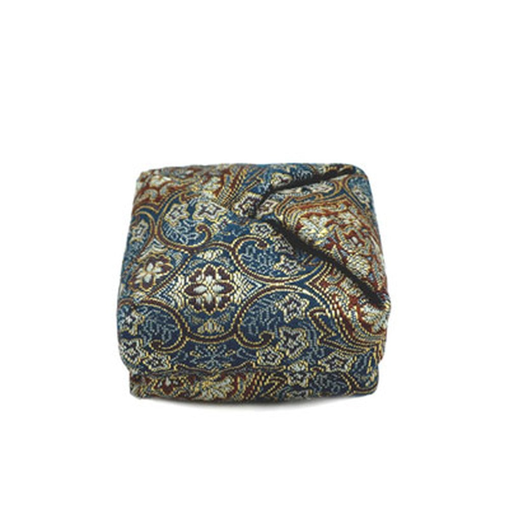 Yamadamatsu Cloth Kogo Incense Container Square No.5 Hanabana Mon (24128-5)