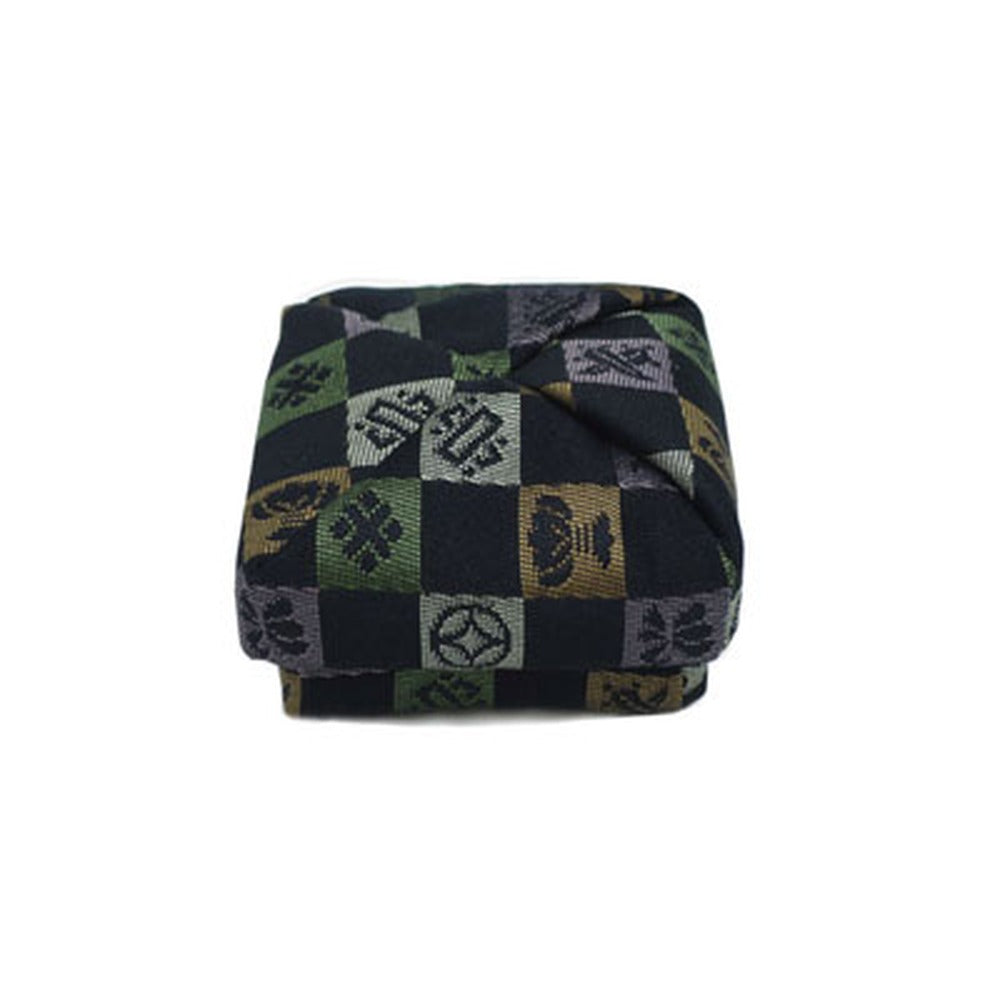 Yamadamatsu Cloth Kogo Incense Container Square No.6 Koshi Takara (Black) (24128-6)