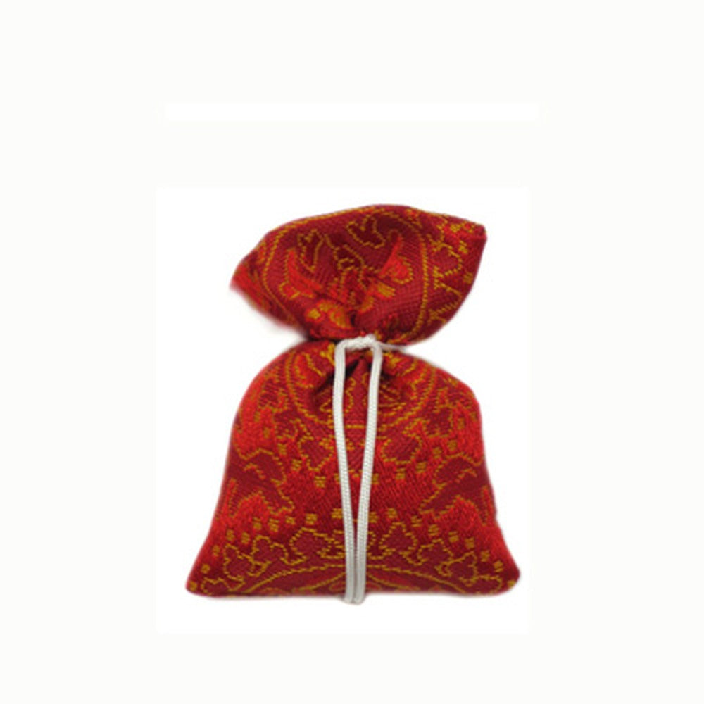 Yamadamatsu Kinran Brocade Drawstring Sachet Warm Colors (81103-5)