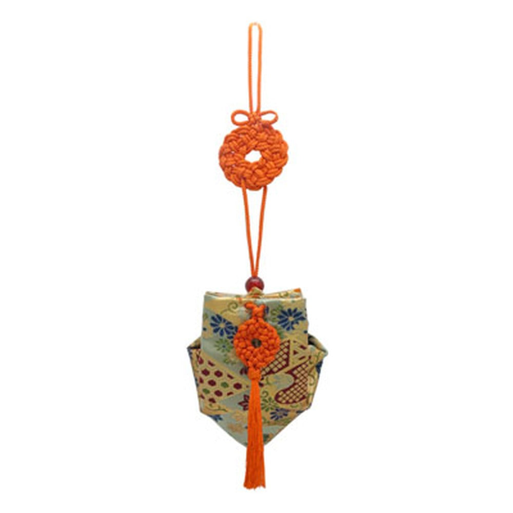 Yamadamatsu Kariroku Jouhin Red Cord Nishiki Brocade Sachet (81504-7)