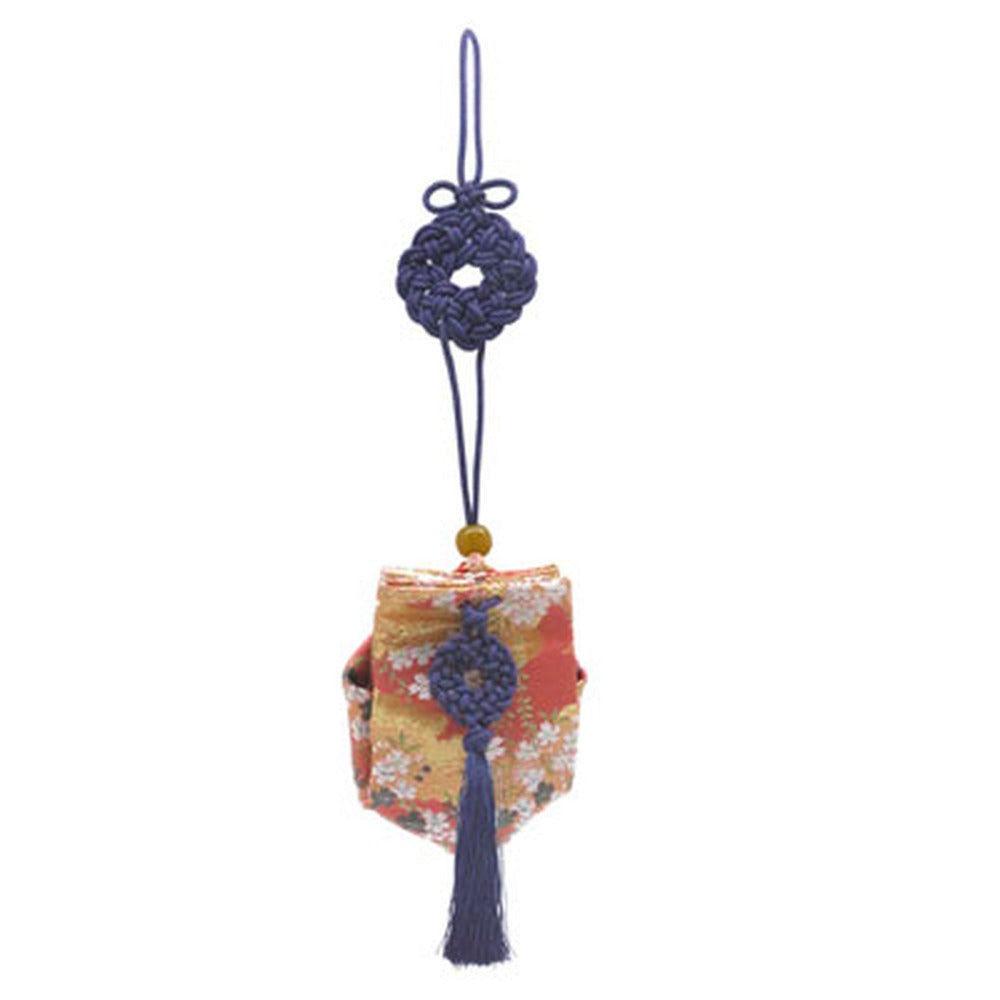 Yamadamatsu Kariroku Jouhin Purple Cord Cherry Blossoms and Clouds Sachet (81504-12)