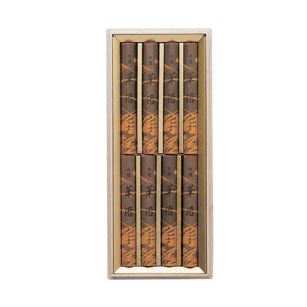 Yamadamatsu Byakudan Karaku 8 Thin Bundles Paulownia Box (72112)