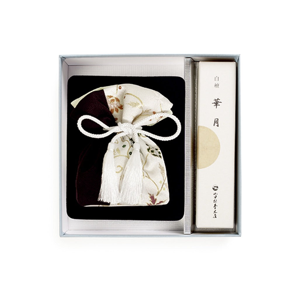 Yamadamatsu Kyo no Kaori Karakusa Nishikibukuro Incense & Sachet Set (73367)