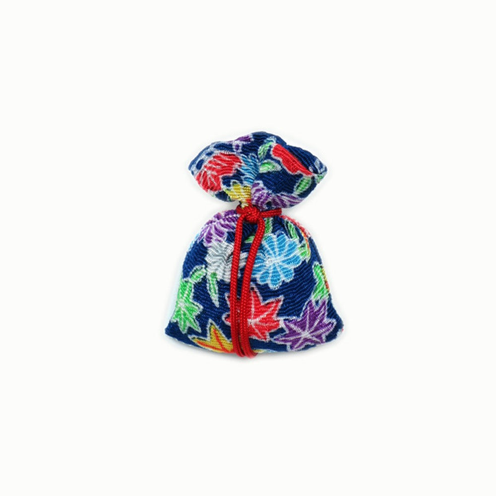 Yamadamatsu Yuzen Small Drawstring Sachet Cool Colors (81202-1)