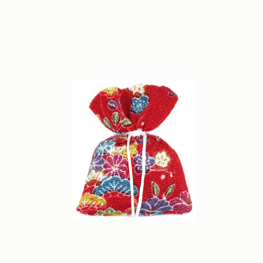 Yamadamatsu Nioibukuro Kinchaku Yuzen Medium Warm Colors Sachet (81212-5)