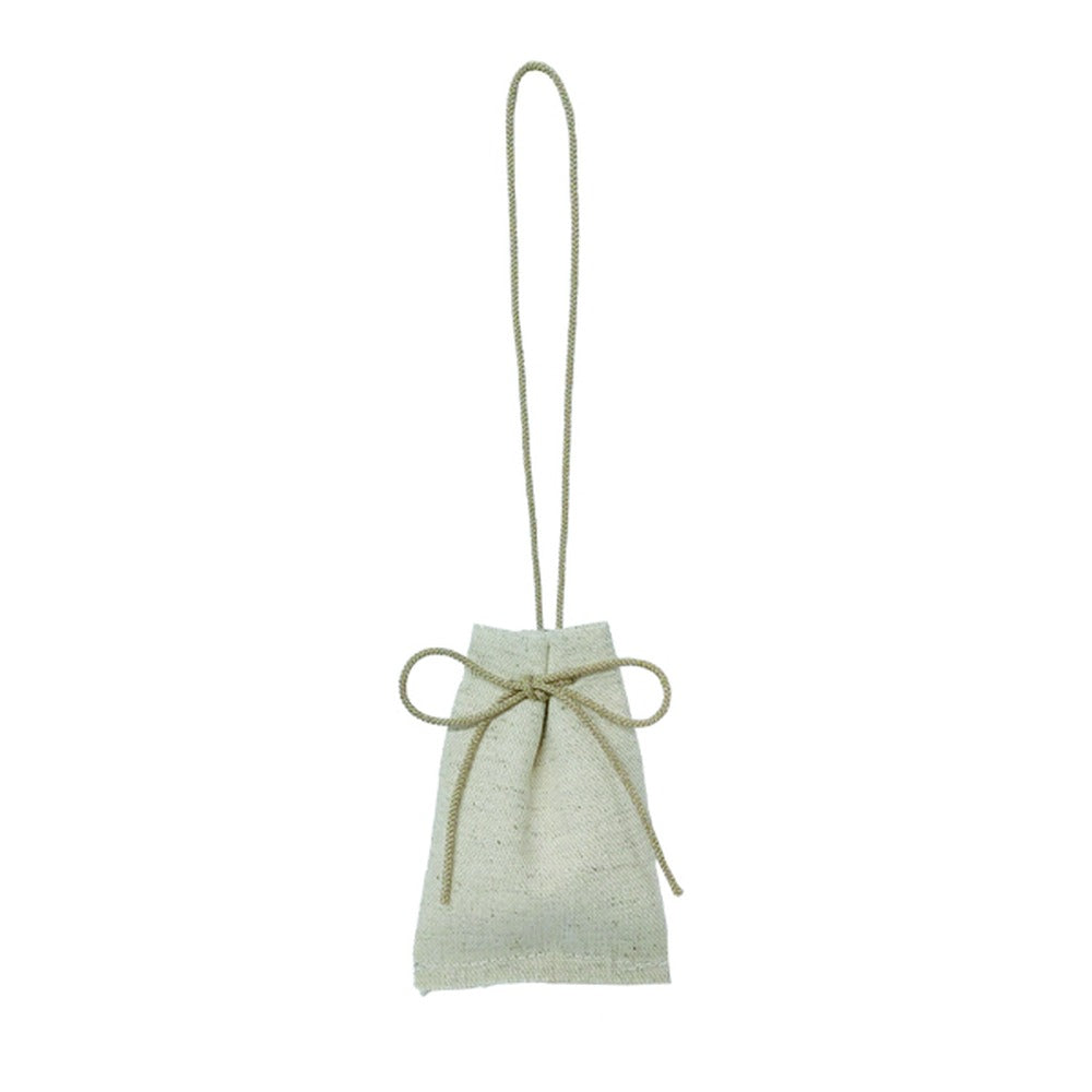 Yamadamatsu Kayari-koh Yusuzumi Linen Drawstring Pouch Natural (81402)