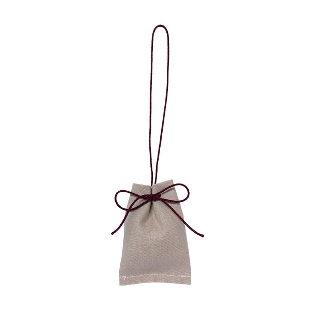 Yamadamatsu Kayari-koh Yusuzumi Linen Drawstring Pouch Pink (81403)