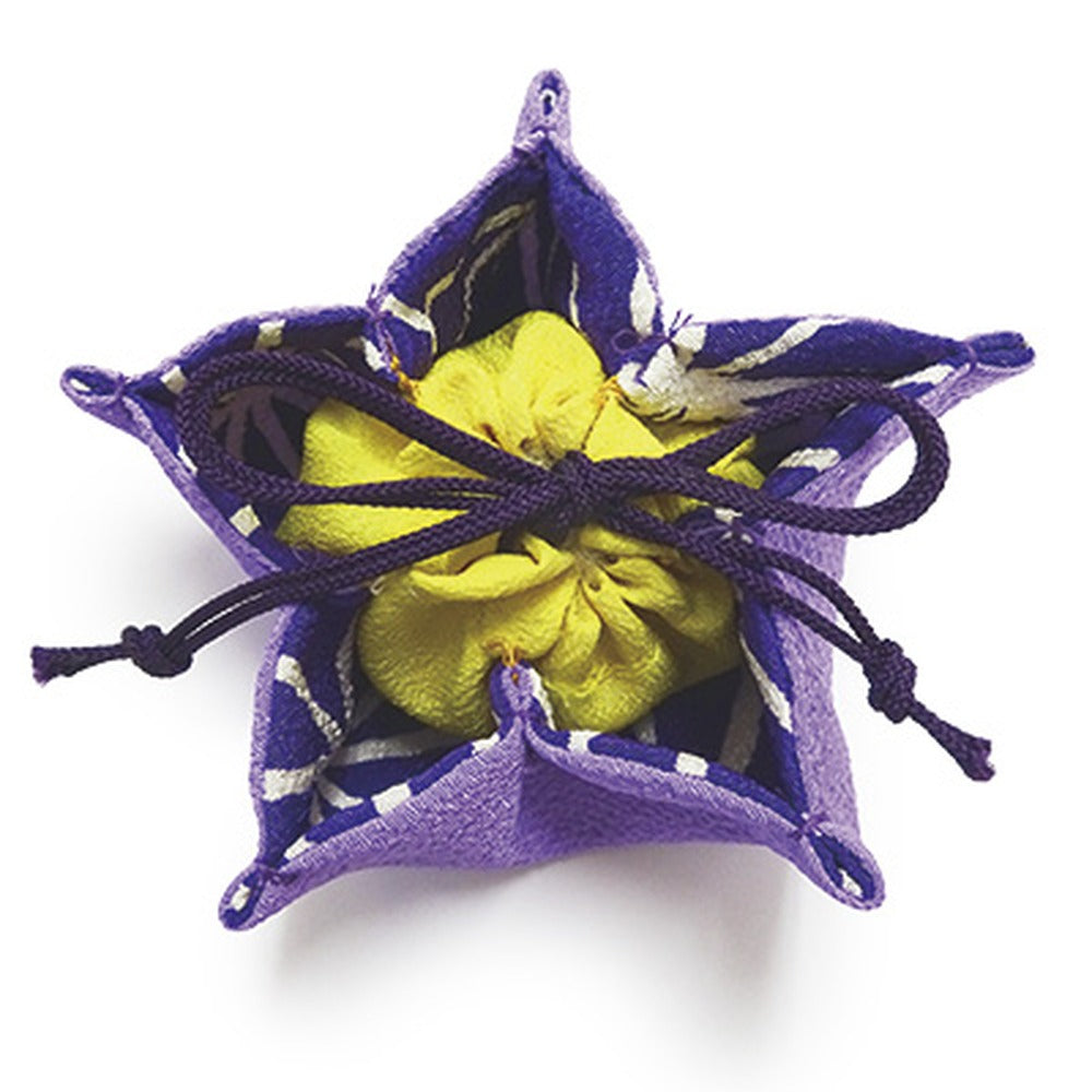 Yamadamatsu Nioi-bukuro Kikyo Balloon Flower Asanoha Pattern Sachet (81424)