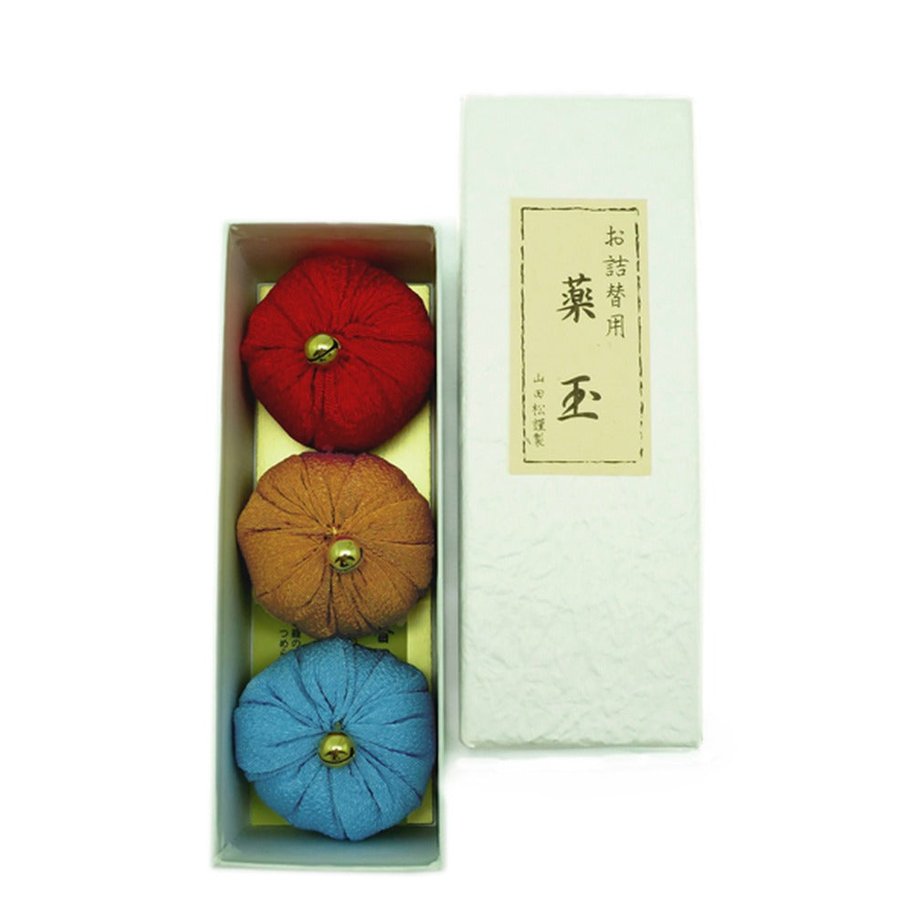 Yamadamatsu Kusudama Refill Scent Sachets Red Ball (81998-1)