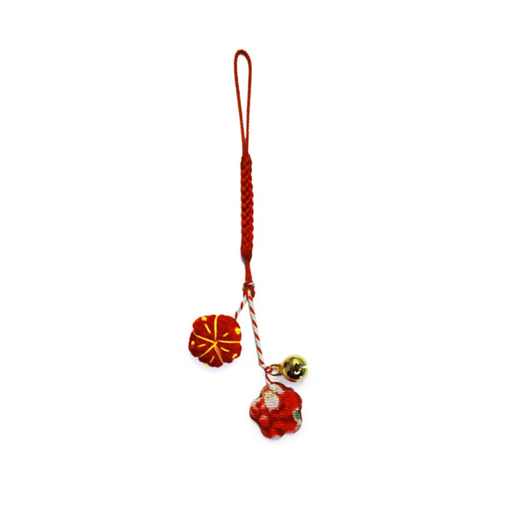 Yamadamatsu Hana Kyoka Yurari Netsuke Charm February Plum Blossom (82502)