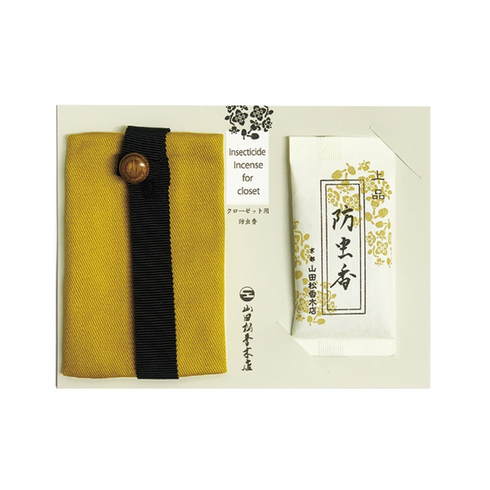 Yamadamatsu Closet Insect-Repellent Incense Jouhin with Sachet (82708)