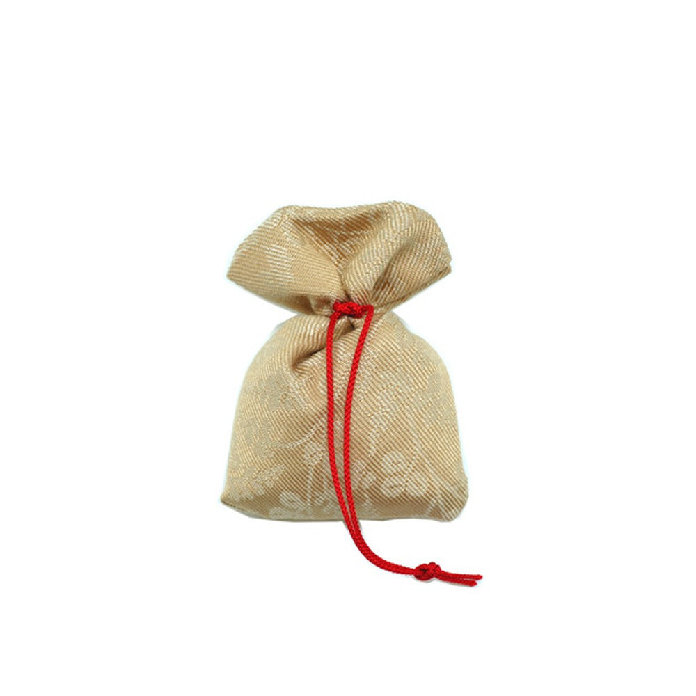 Yamadamatsu Reizei-ke Konomi Scent Sachet Drawstring Pouch Beige (88261-4)