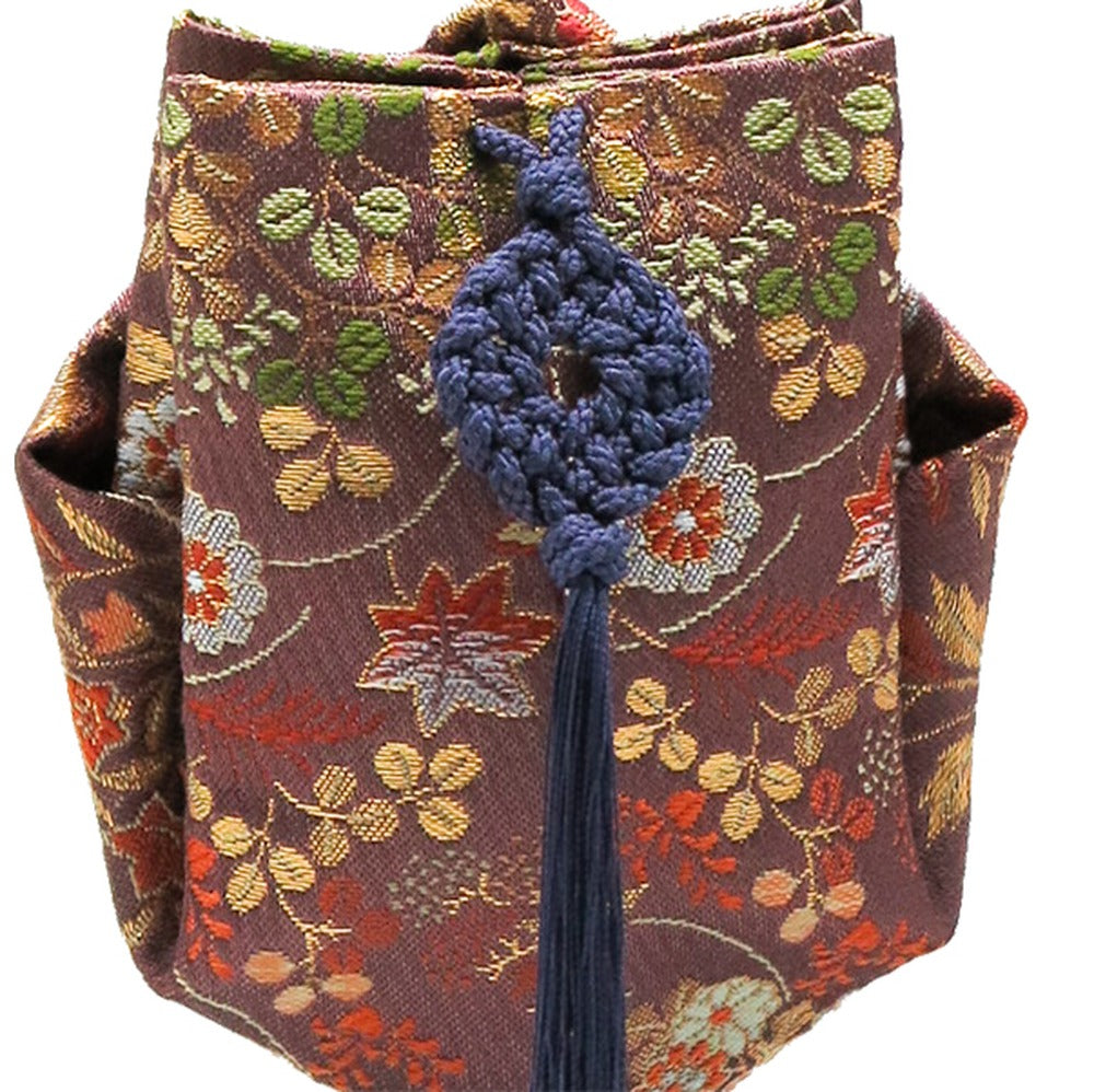 Yamadamatsu Kariroku Jouhin Decorative Hanging Stand Set Purple Cord Autumn Grasses (81803-11)