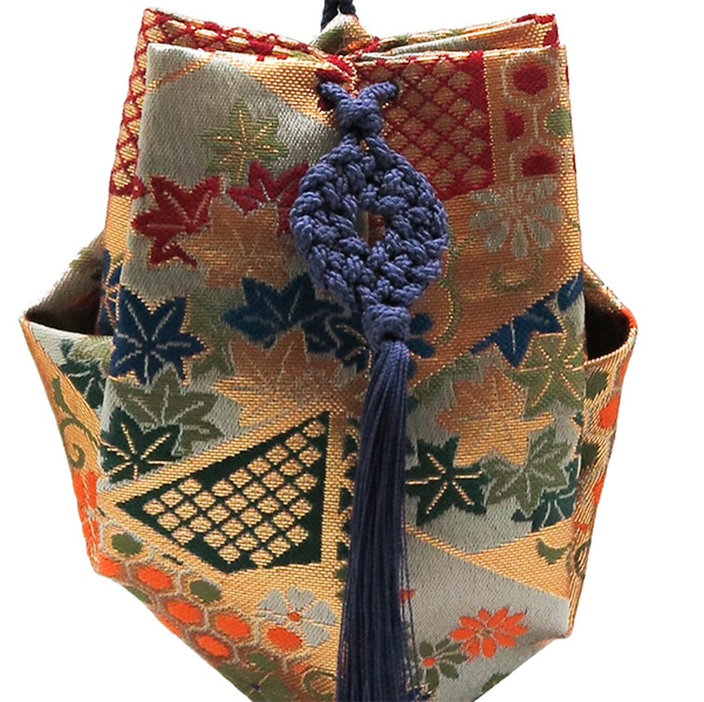 Yamadamatsu Kariroku Jouhin Decorative Hanging Stand Set Purple Cord Brocade (81803-14)