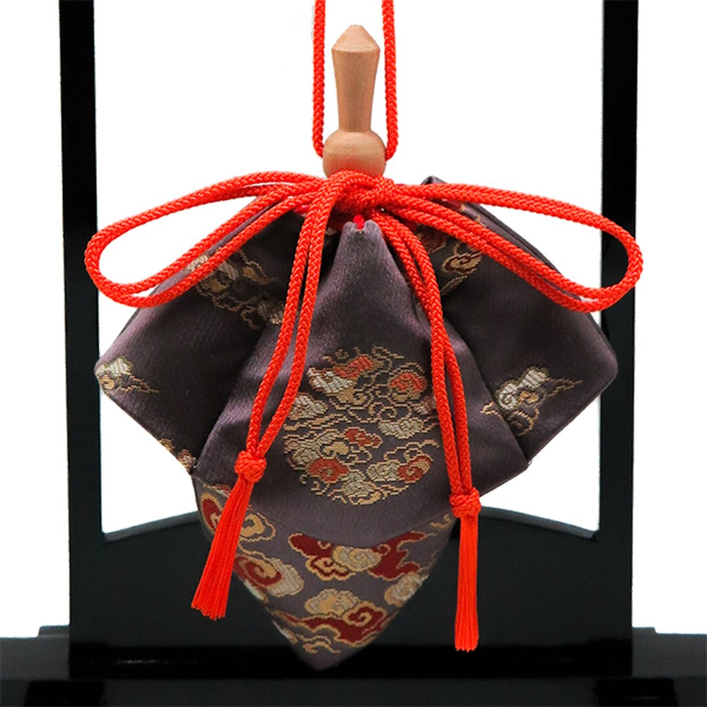 Yamadamatsu Kariroku Gokuhin Decorative Hanging Stand Set Red Cord Cloud Roundel (81809-3)