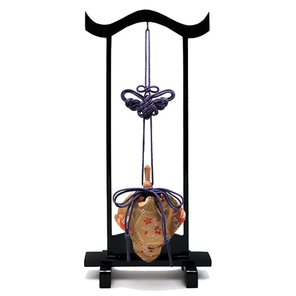 Yamadamatsu Kariroku Gokuhin Ornament with Hanging Stand Gift Set Purple Cord Phoenix (81809-11)