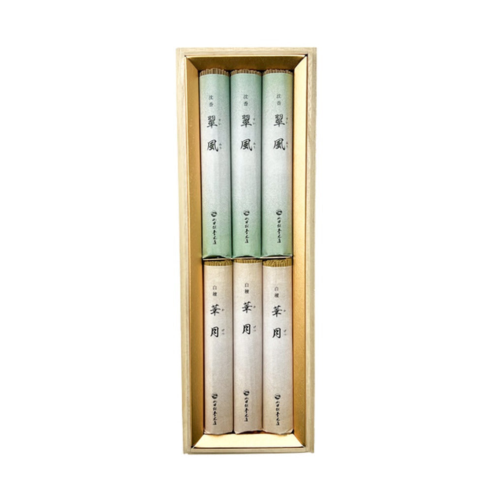 Yamadamatsu Kagetsu & Suifu 6 Bundles Paulownia Box (72083)